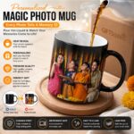 Personalized Black Ceramic Magic Mug - Image 2