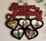 Personalized "Happy Anniversary" Wooden Photo Frame - Image 2