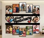 Customized Happy Anniversary MDF Photo Collage Frame - Image 2