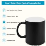 Personalized Black Ceramic Magic Mug - Image 4
