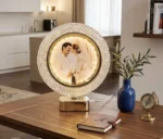 Personalized Round Crystal LED Photo Frame Lamp