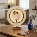 Personalized Round Crystal LED Photo Frame Lamp