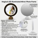 Magic Mirror with Photo Frame Round Shape - Image 6