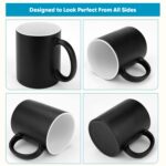 Personalized Black Ceramic Magic Mug - Image 5