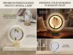 Personalized Round Crystal LED Photo Frame Lamp - Image 5