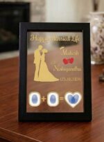 Customized Couple Thumbprint Acrylic Frame