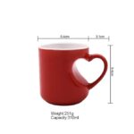 Red Heart-Shaped Magic Mug - Image 2
