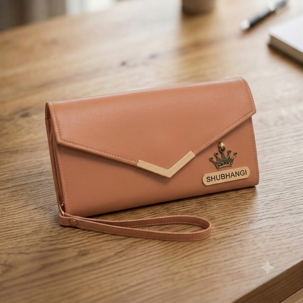 07bce065-30b7-4962-9a35-191740568866 (1) Customized Ladies Clutch Wallet (Skin Colour) - Image 1