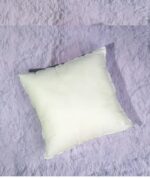 Personalized Square Fur Cushion (Red Colour) - Image 4