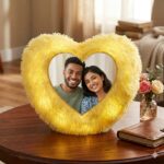 LED Heart-Shape Customized Photo Cushion