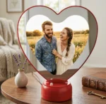 Red Heart Shape Magic Mirror