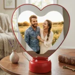 Red Heart Shape Magic Mirror