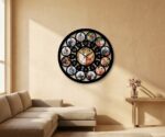 Premium Wooden Personalized Photo Wall Clock