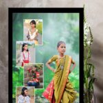 Five Image collage photo frame