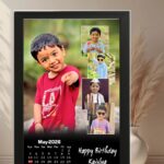 Personalized Birthday Calendar Photo Frame (1+4 Image)