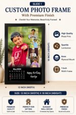 Personalized Birthday Calendar Photo Frame (1+4 Image) - Image 2