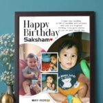 Personalized Birthday Calendar Photo Frame