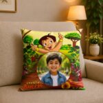 Personalized Chhota Bheem Photo Cushion