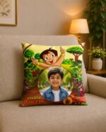 Personalized Chhota Bheem Photo Cushion