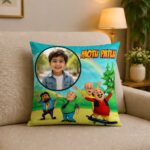 Motu Patlu Satin Pillow