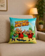 Motu Patlu Satin Pillow - Image 2