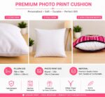 Happy Birthday Satin Pillow (Pink Colour) - Image 4