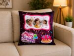 Happy Birthday Satin Pillow