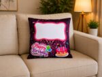 Happy Birthday Satin Pillow - Image 3