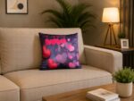 Love Couple Photo Satin Pillow - Image 2