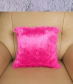 Personalized Square Fur Cushion (Pink Colour) - Image 2